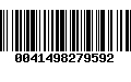 Código de Barras 0041498279592