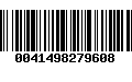 Código de Barras 0041498279608