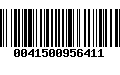 Código de Barras 0041500956411