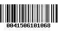 Código de Barras 0041506101068