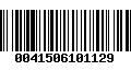 Código de Barras 0041506101129