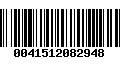 Código de Barras 0041512082948