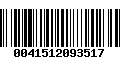 Código de Barras 0041512093517