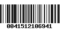 Código de Barras 0041512106941