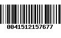 Código de Barras 0041512157677