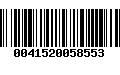 Código de Barras 0041520058553