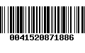 Código de Barras 0041520871886