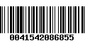 Código de Barras 0041542086855