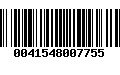 Código de Barras 0041548007755