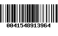 Código de Barras 0041548913964