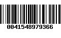 Código de Barras 0041548979366