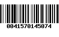 Código de Barras 0041570145074