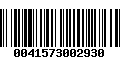 Código de Barras 0041573002930