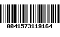 Código de Barras 0041573119164