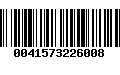 Código de Barras 0041573226008