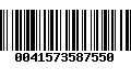 Código de Barras 0041573587550