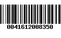 Código de Barras 0041612008350