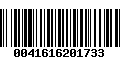 Código de Barras 0041616201733