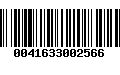 Código de Barras 0041633002566