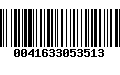 Código de Barras 0041633053513