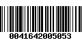 Código de Barras 0041642005053