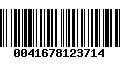 Código de Barras 0041678123714