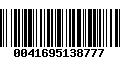 Código de Barras 0041695138777