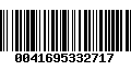Código de Barras 0041695332717