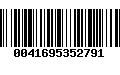 Código de Barras 0041695352791