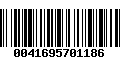 Código de Barras 0041695701186