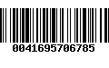 Código de Barras 0041695706785
