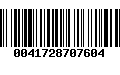 Código de Barras 0041728707604