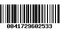 Código de Barras 0041729602533