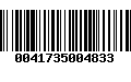 Código de Barras 0041735004833