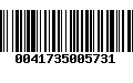 Código de Barras 0041735005731