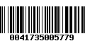 Código de Barras 0041735005779