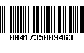 Código de Barras 0041735009463