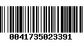 Código de Barras 0041735023391