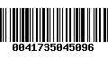 Código de Barras 0041735045096