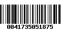 Código de Barras 0041735051875