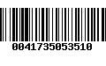 Código de Barras 0041735053510