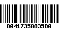 Código de Barras 0041735083500