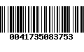 Código de Barras 0041735083753