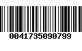 Código de Barras 0041735090799