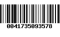 Código de Barras 0041735093578