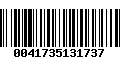 Código de Barras 0041735131737
