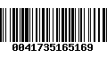 Código de Barras 0041735165169