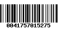 Código de Barras 0041757015275