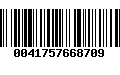 Código de Barras 0041757668709