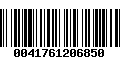 Código de Barras 0041761206850